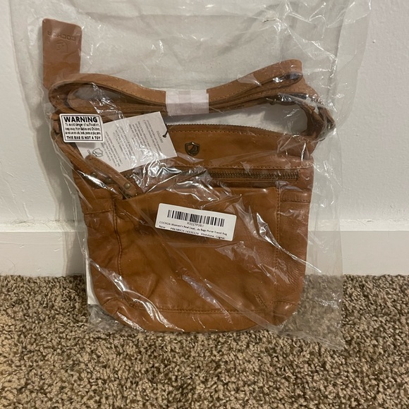 NWT brown faux leather purse - Picture 2 of 2